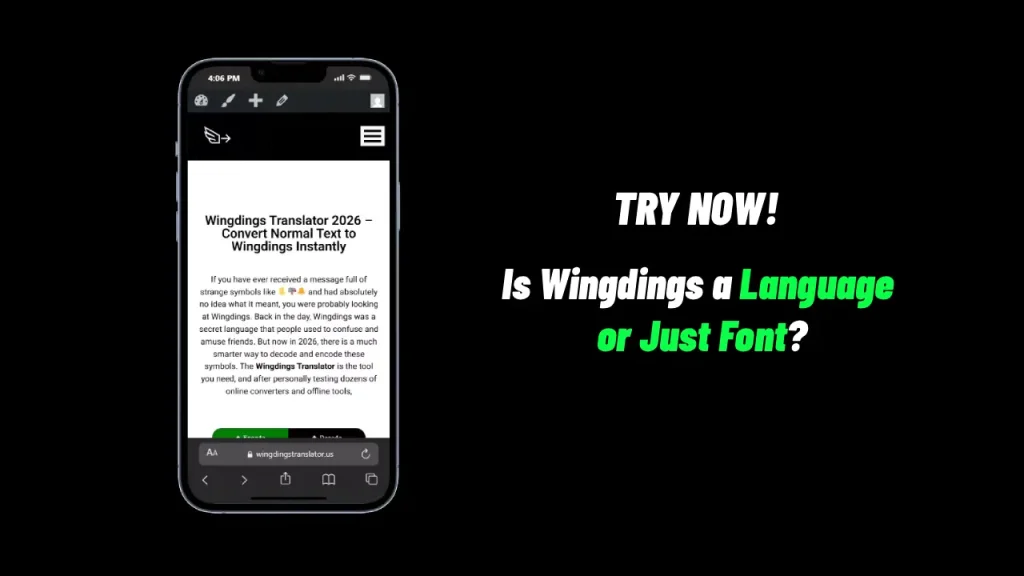 Is Wingdings a Language or Just Font? 2 Is Wingdings a Language or Just Font?